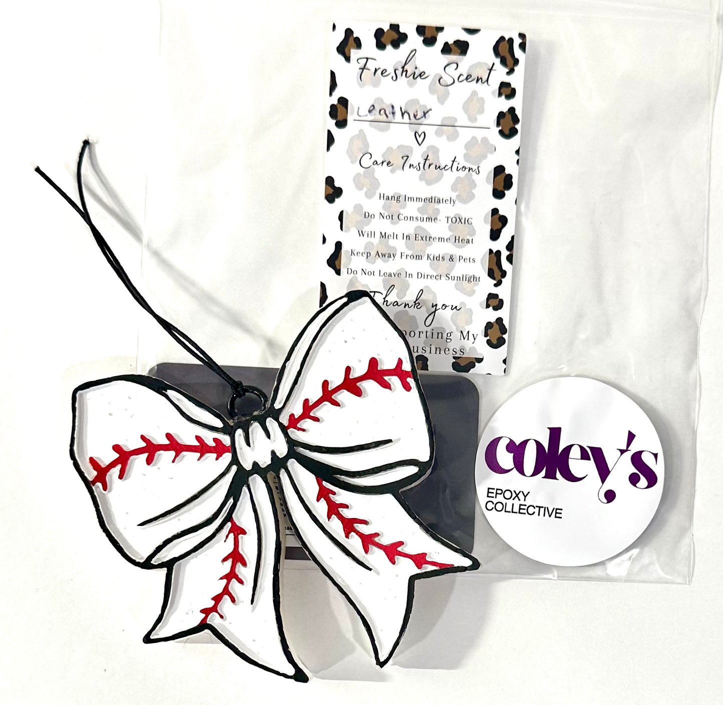 Baseball Bow Freshie RTS
