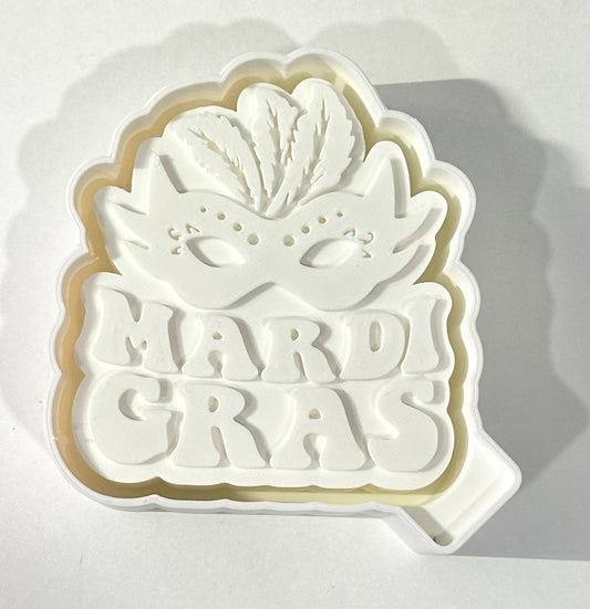 Mardi Gras Mask Silicone Mold