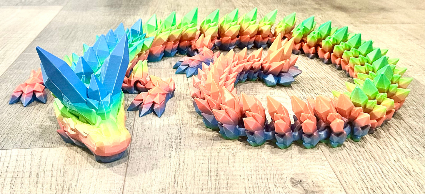 XXL Articulated Crystal Dragon