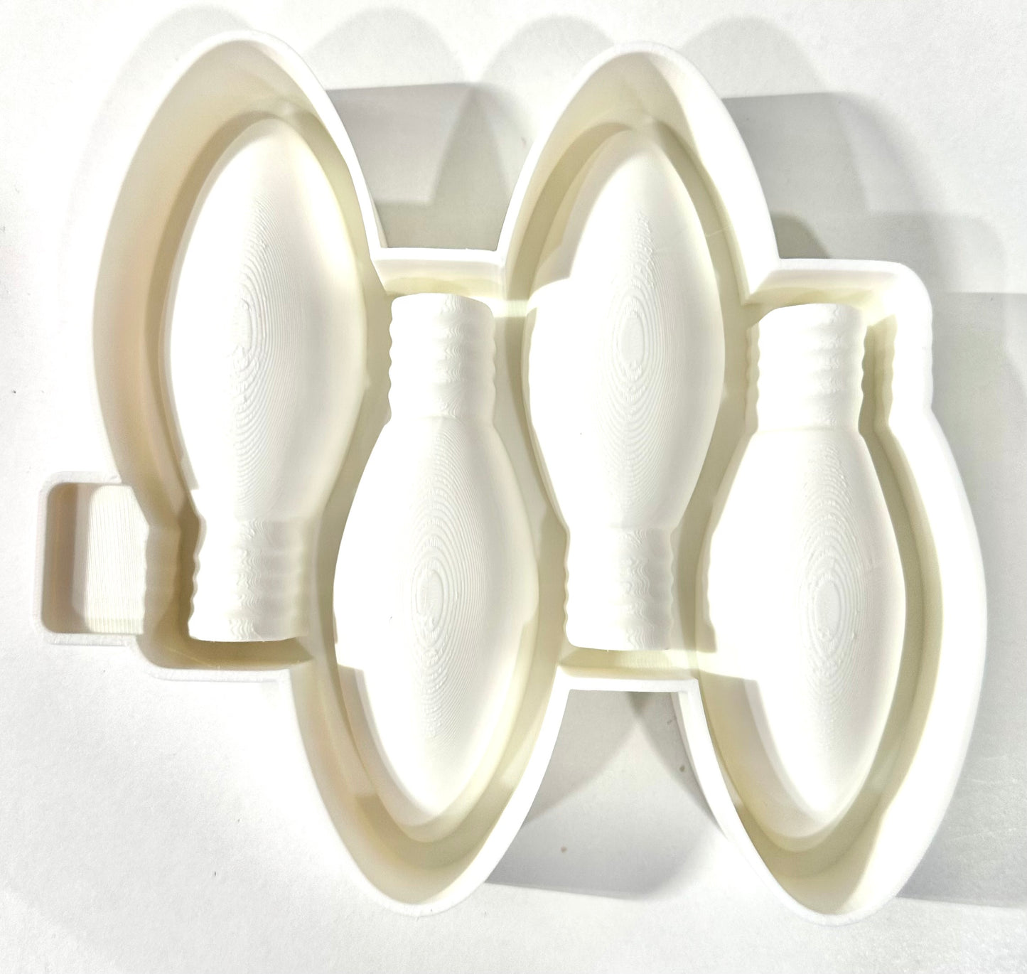 3D Christmas Lights Ornament Set Silicone Mold