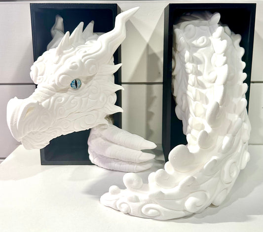 Cloud Dragon Book Ends