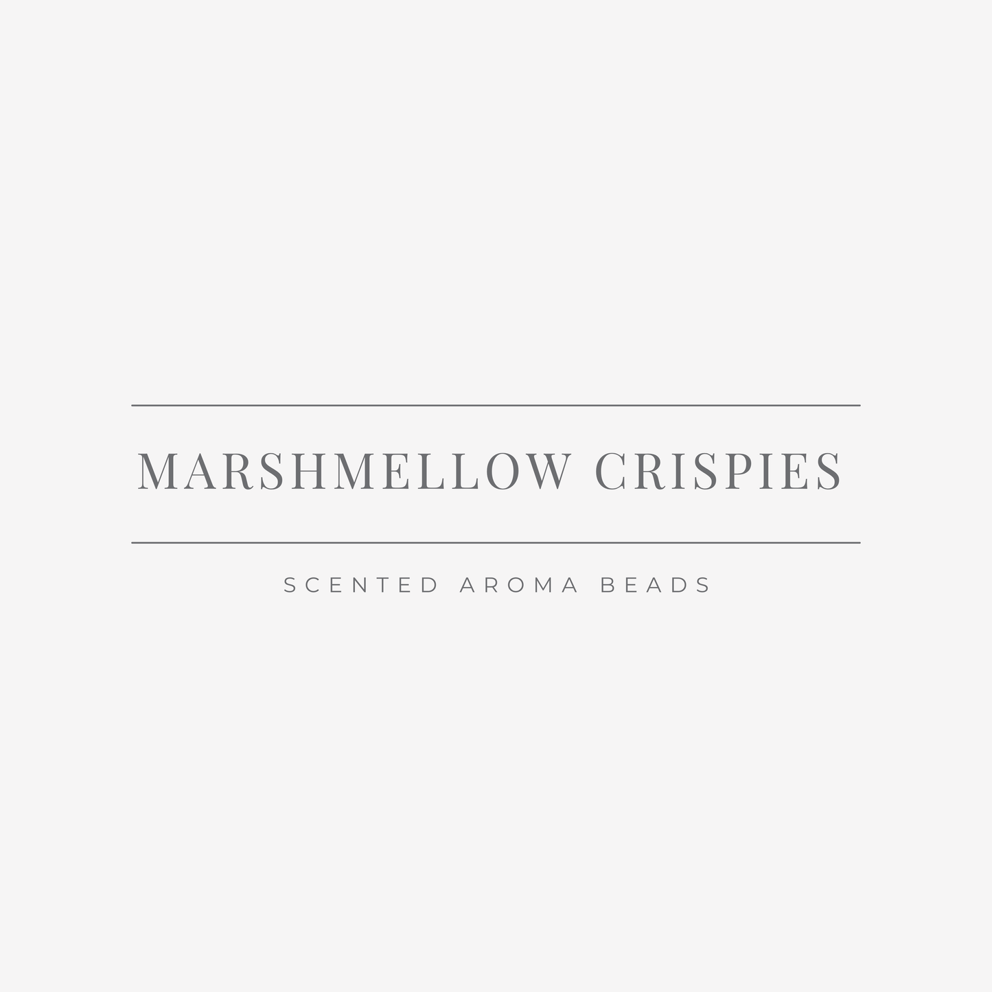 Marshmallow Crispies Scented Aroma Beads
